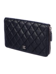 Chanel L-large Quilted Wallet